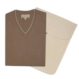 Sweater Cashmere Hombre Cash V Café Rockford