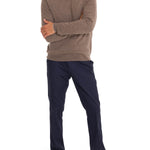 Sweater Cashmere Hombre Cash V Café Rockford