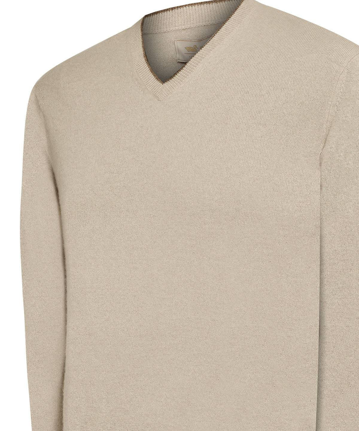 Sweater Cashmere Hombre Cash V Gris Rockford