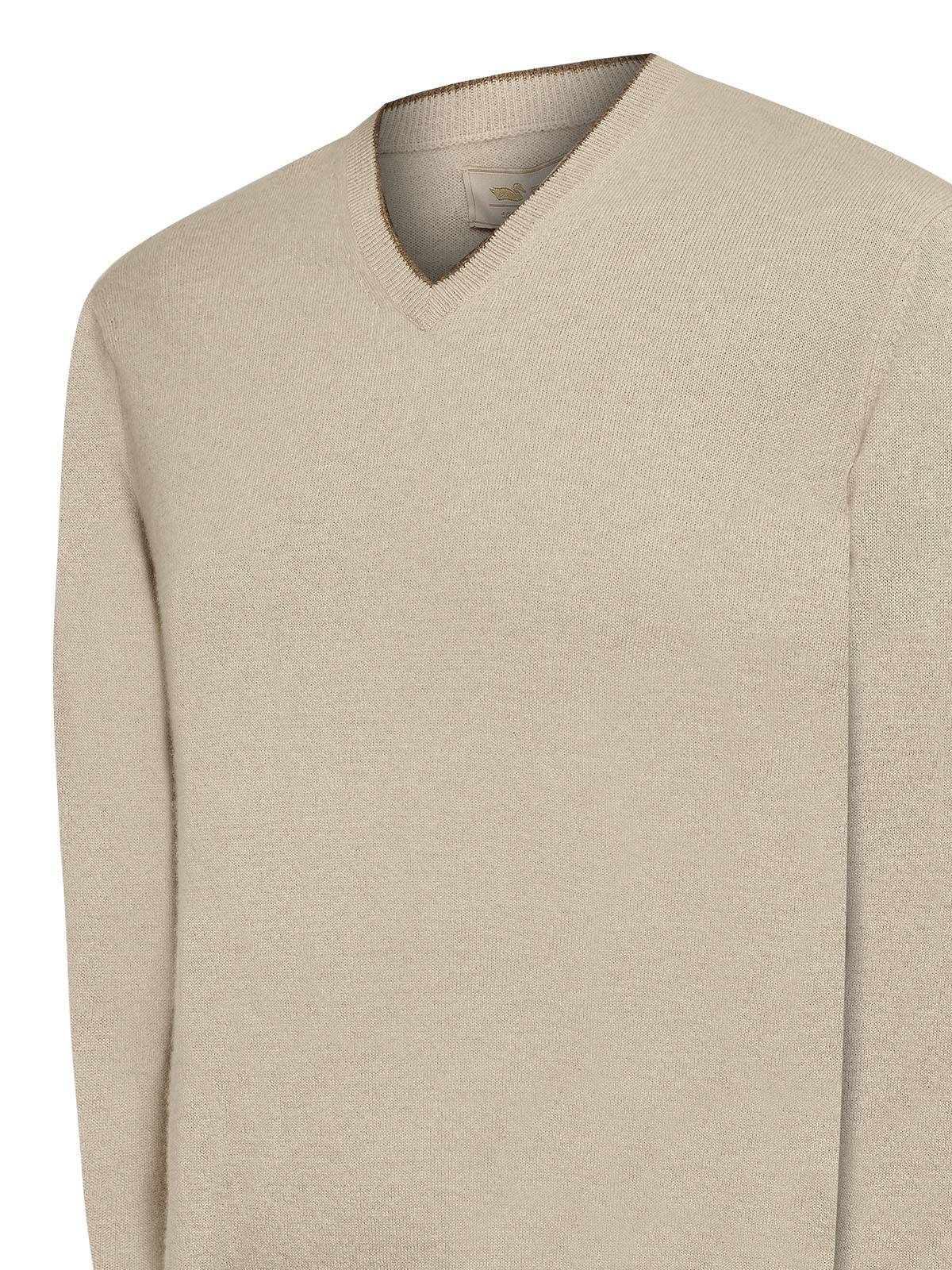 Sweater Cashmere Hombre Cash V Gris Rockford