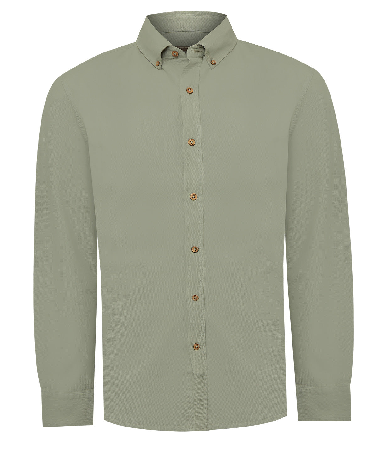 Camisa Algodón Orgánico Hombre Hunter Verde Rockford