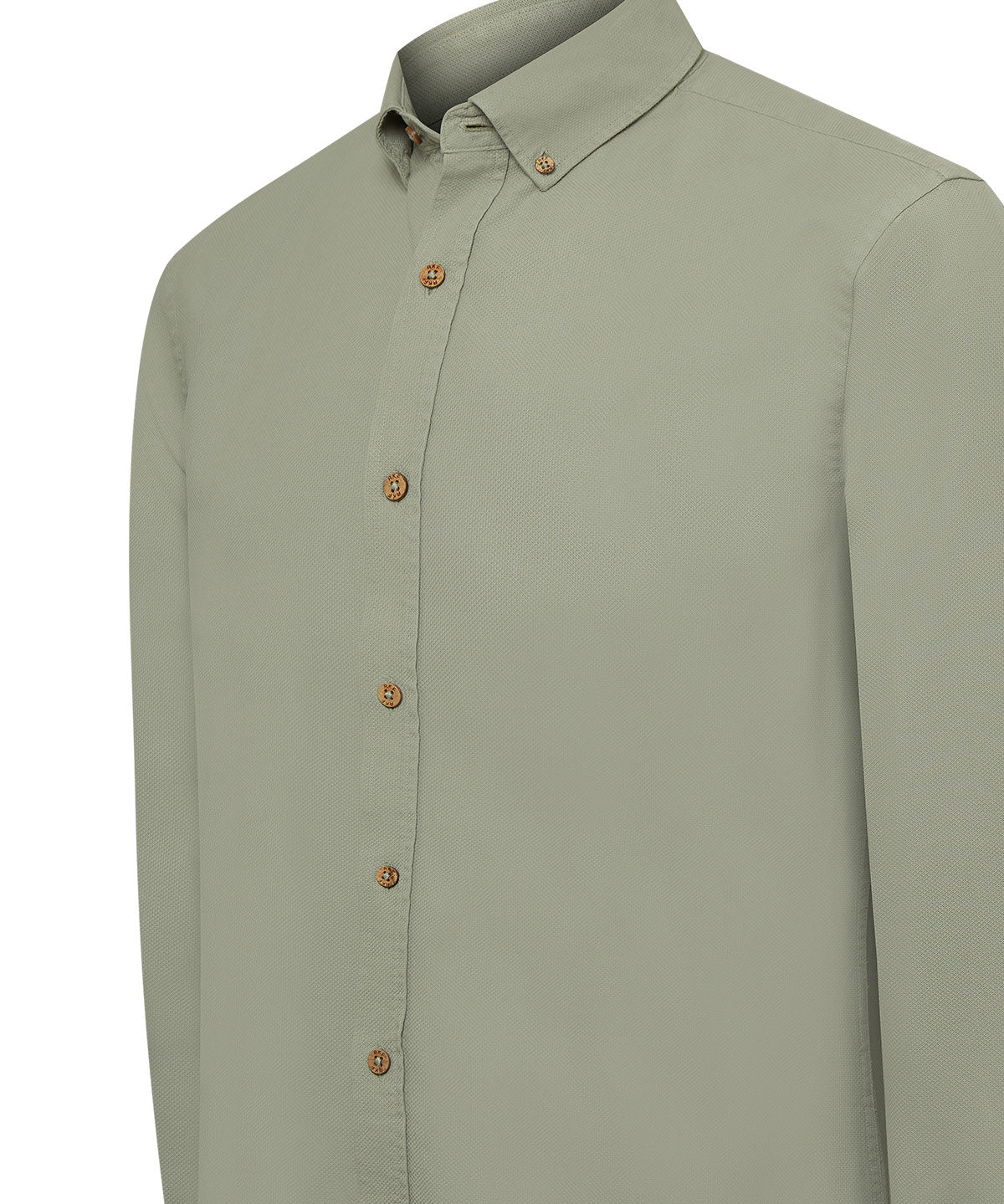 Camisa Algodón Orgánico Hombre Hunter Verde Rockford