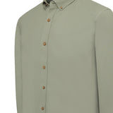 Camisa Algodón Orgánico Hombre Hunter Verde Rockford