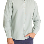 Camisa Algodón Orgánico Hombre Hunter Verde Rockford