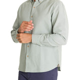 Camisa Algodón Orgánico Hombre Hunter Verde Rockford