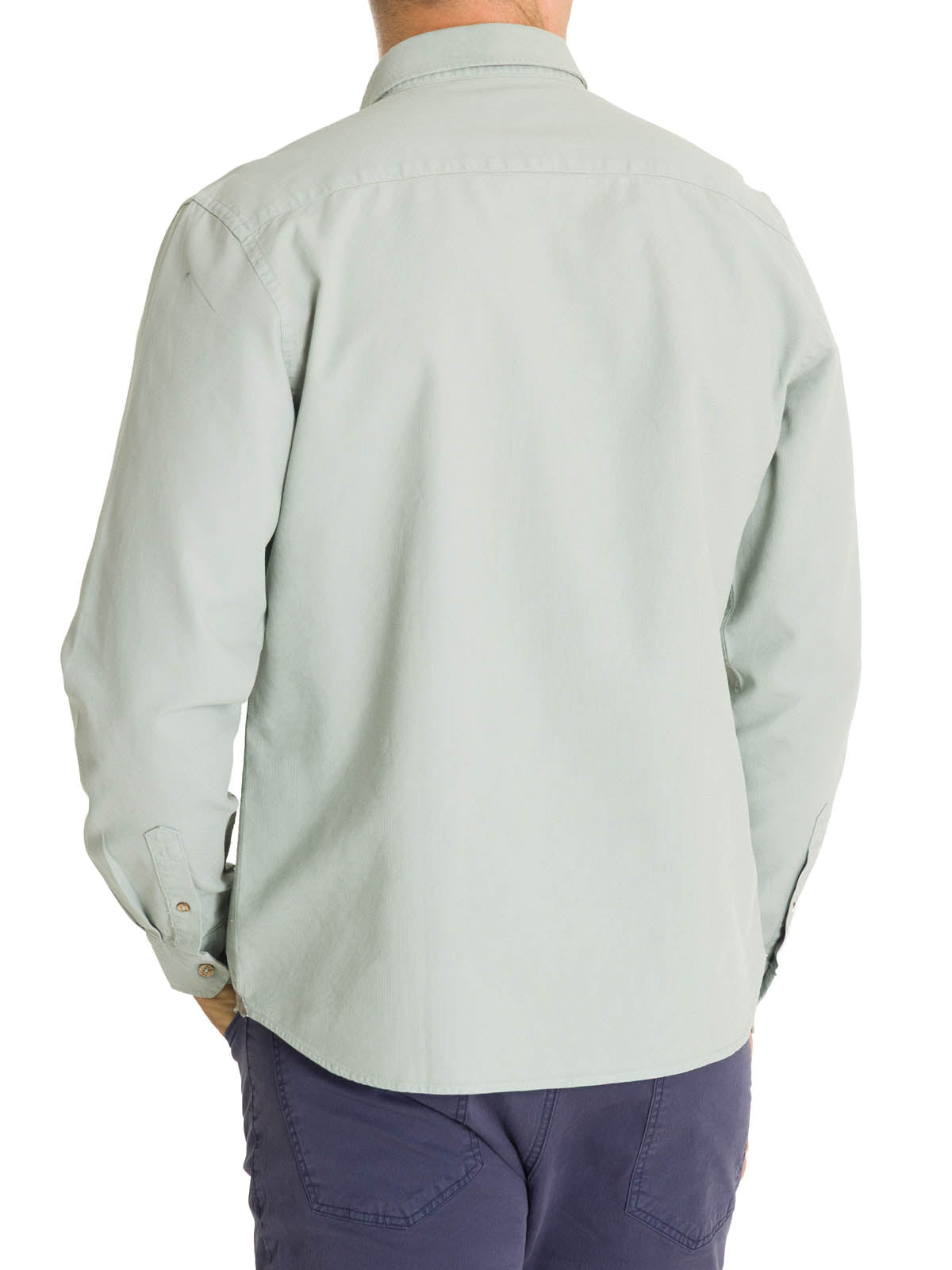 Camisa Algodón Orgánico Hombre Hunter Verde Rockford