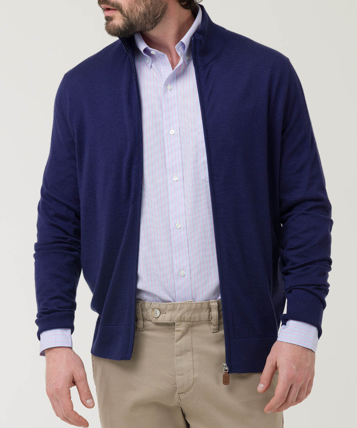 Sweater Cashmere Hombre Amalfi Azul Rockford