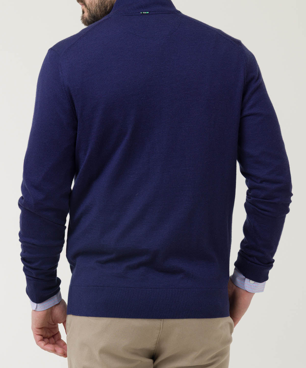 Sweater Cashmere Hombre Amalfi Azul Rockford