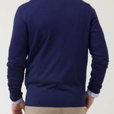 Sweater Cashmere Hombre Amalfi Azul Rockford