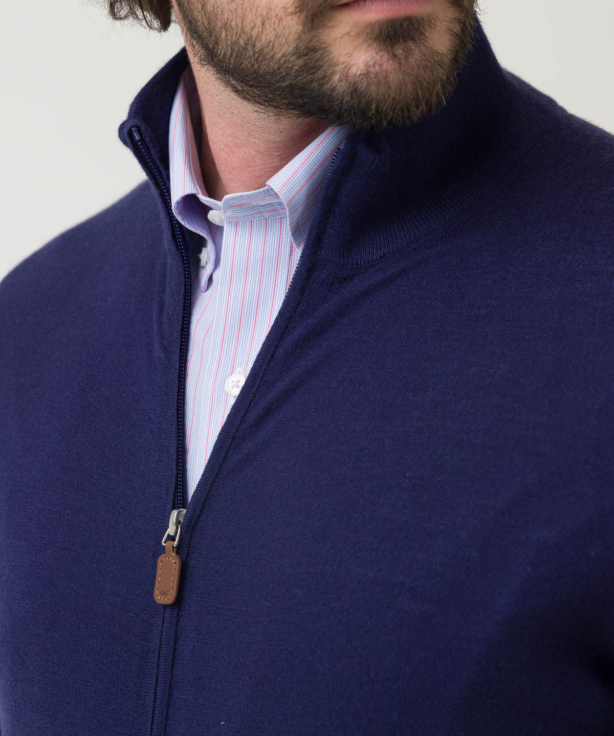 Sweater Cashmere Hombre Amalfi Azul Rockford