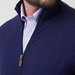 Sweater Cashmere Hombre Amalfi Azul Rockford