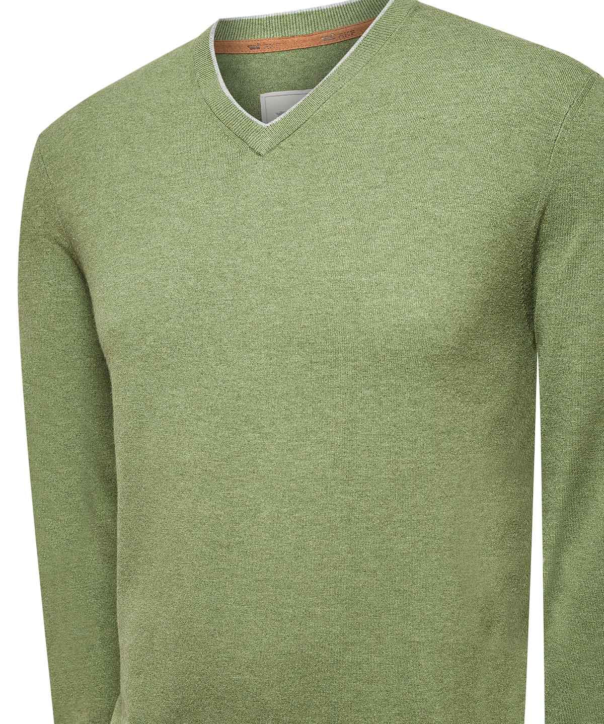 Sweater Fibras Recicladas Hombre Angriv Verde Rockford