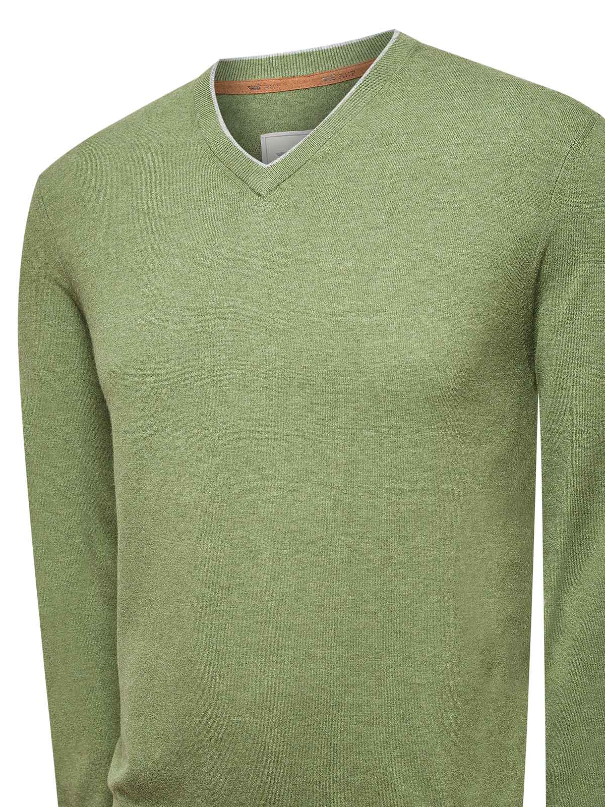 Sweater Fibras Recicladas Hombre Angriv Verde Rockford