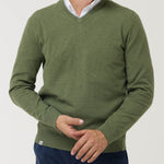 Sweater Fibras Recicladas Hombre Angriv Verde Rockford