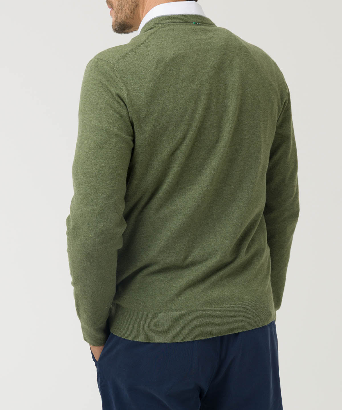 Sweater Fibras Recicladas Hombre Angriv Verde Rockford