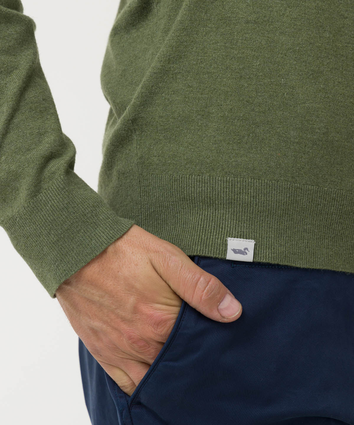 Sweater Fibras Recicladas Hombre Angriv Verde Rockford