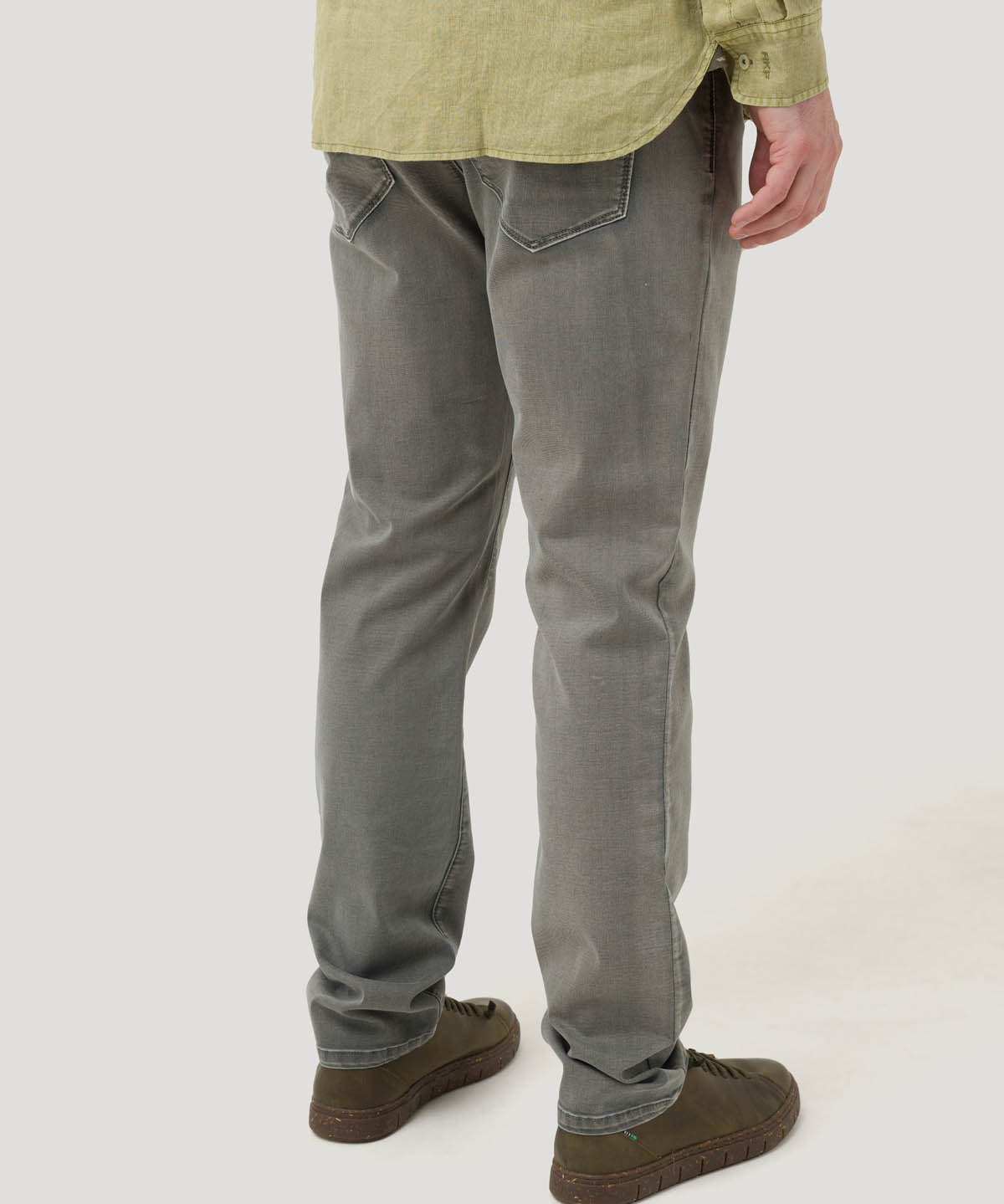 Jeans Algodón Hombre Bari Gris Rockford