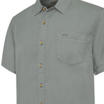 Camisa Tencel Hombre Verde Rockford
