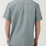 Camisa Tencel Hombre Verde Rockford