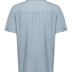 Camisa Tencel Hombre Azul Claro Rockford