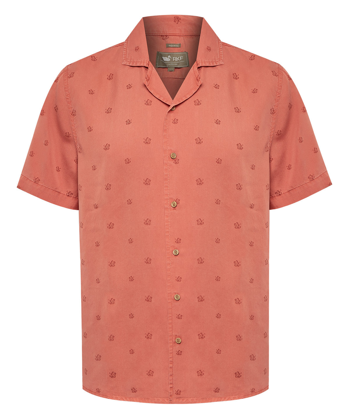 Camisa Tencel Hombre Tencelpri Rojo Rockford