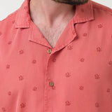 Camisa Tencel Hombre Tencelpri Rojo Rockford