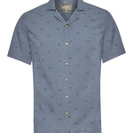 Camisa Tencel Hombre Tencelpri Azul Rockford