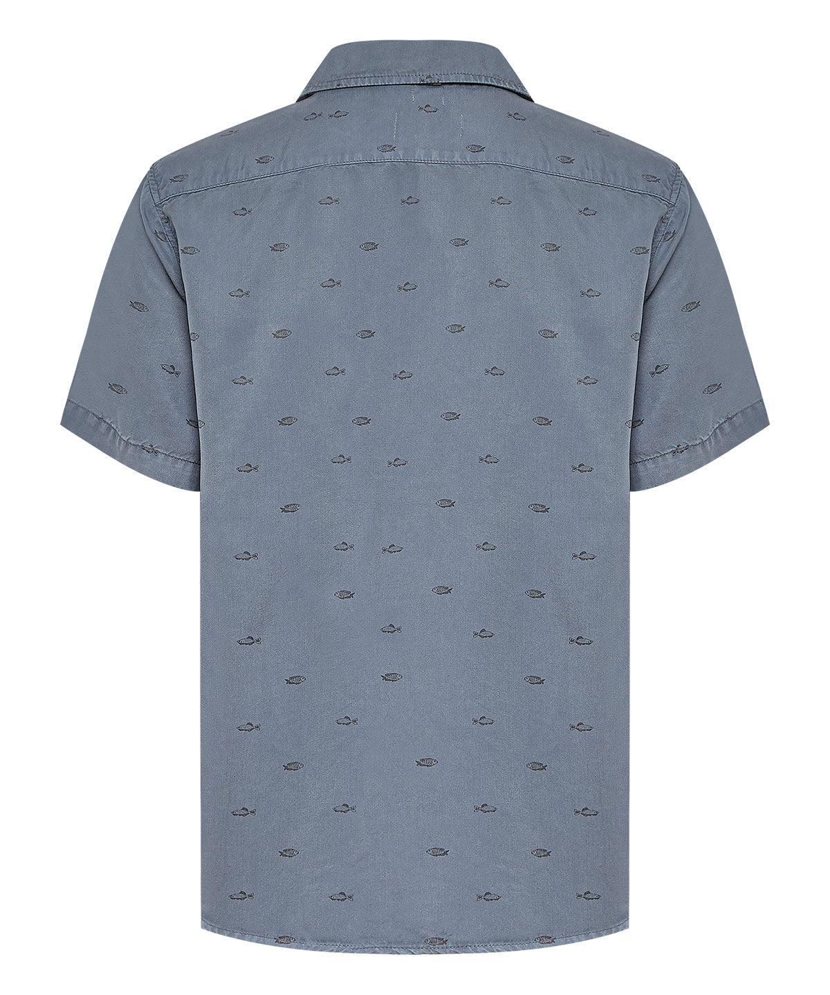 Camisa Tencel Hombre Tencelpri Azul Rockford