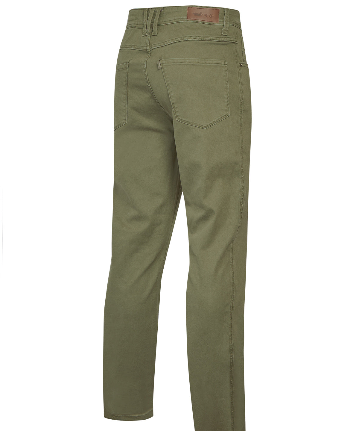 Jeans Algodón Hombre Baycolor Verde Rockford