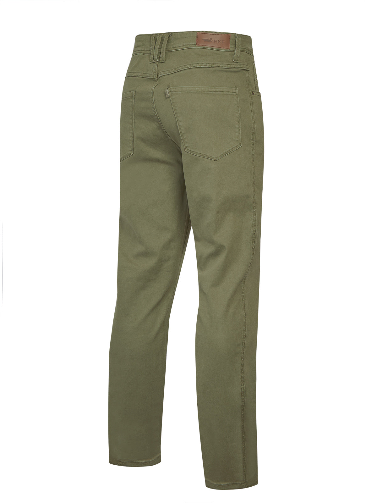 Jeans Algodón Hombre Baycolor Verde Rockford