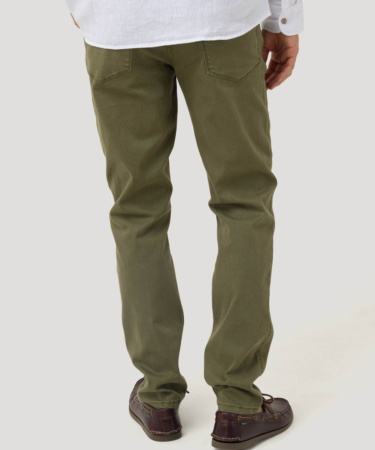 Jeans Algodón Hombre Baycolor Verde Rockford