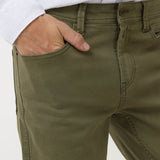 Jeans Algodón Hombre Baycolor Verde Rockford