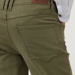 Jeans Algodón Hombre Baycolor Verde Rockford