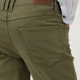 Jeans Algodón Hombre Baycolor Verde Rockford