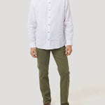 Jeans Algodón Hombre Baycolor Verde Rockford
