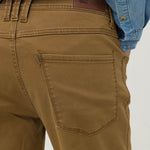 Jeans Algodón Hombre Baycolor Café Rockford