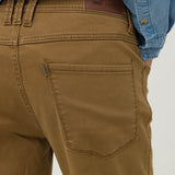 Jeans Algodón Hombre Baycolor Café Rockford