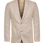 Chaqueta Lino Hombre Salento Café Rockford