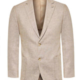 Chaqueta Lino Hombre Salento Café Rockford