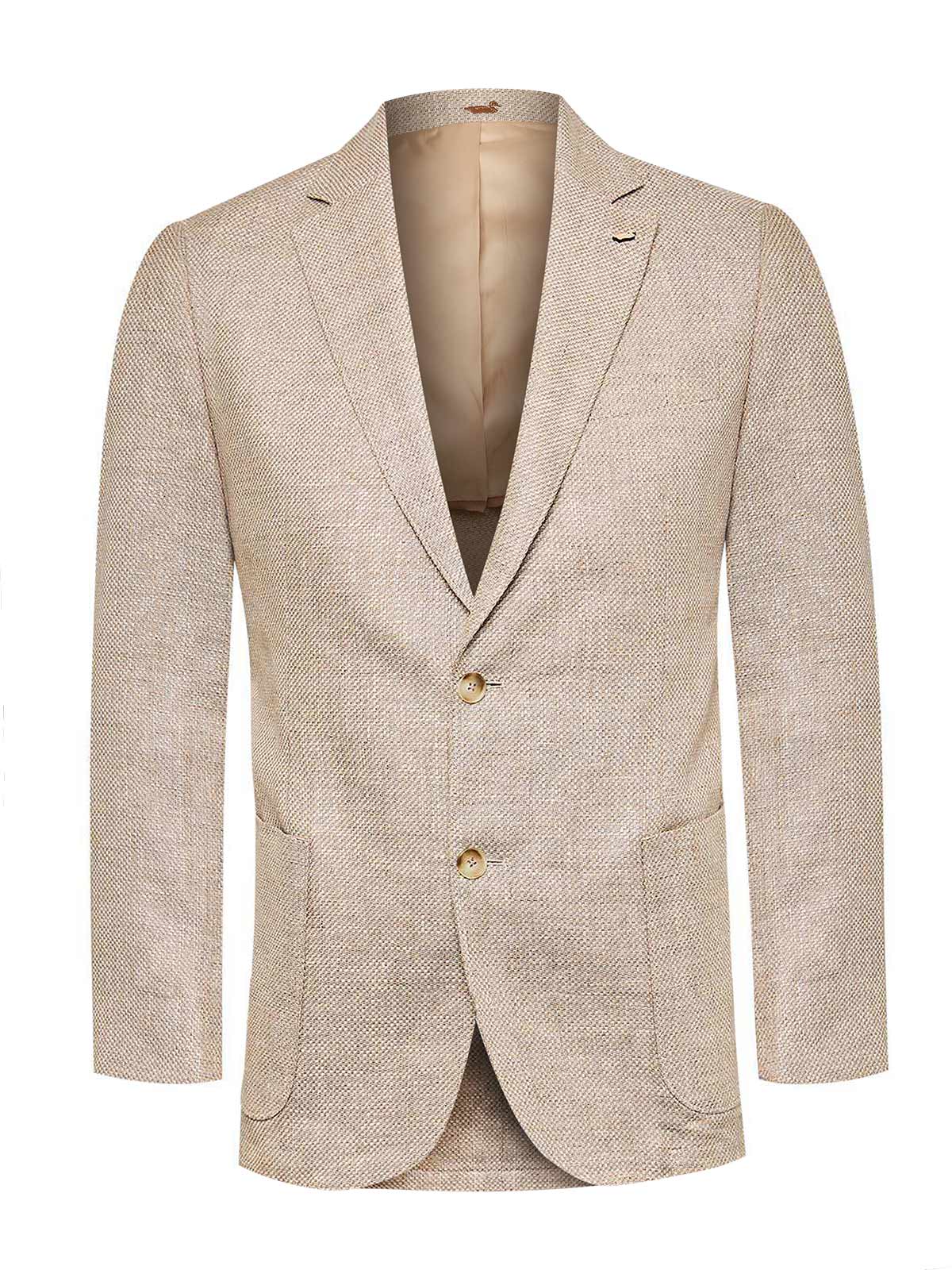 Chaqueta Lino Hombre Salento Café Rockford