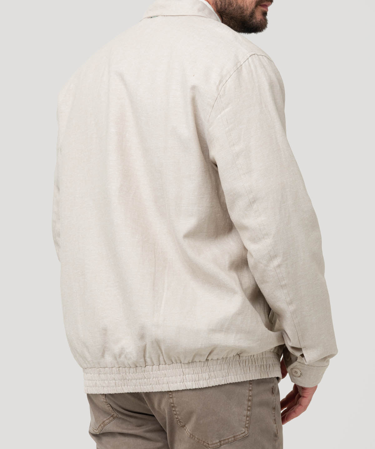 Chaqueta Lino Hombre Verona Beige Rockford