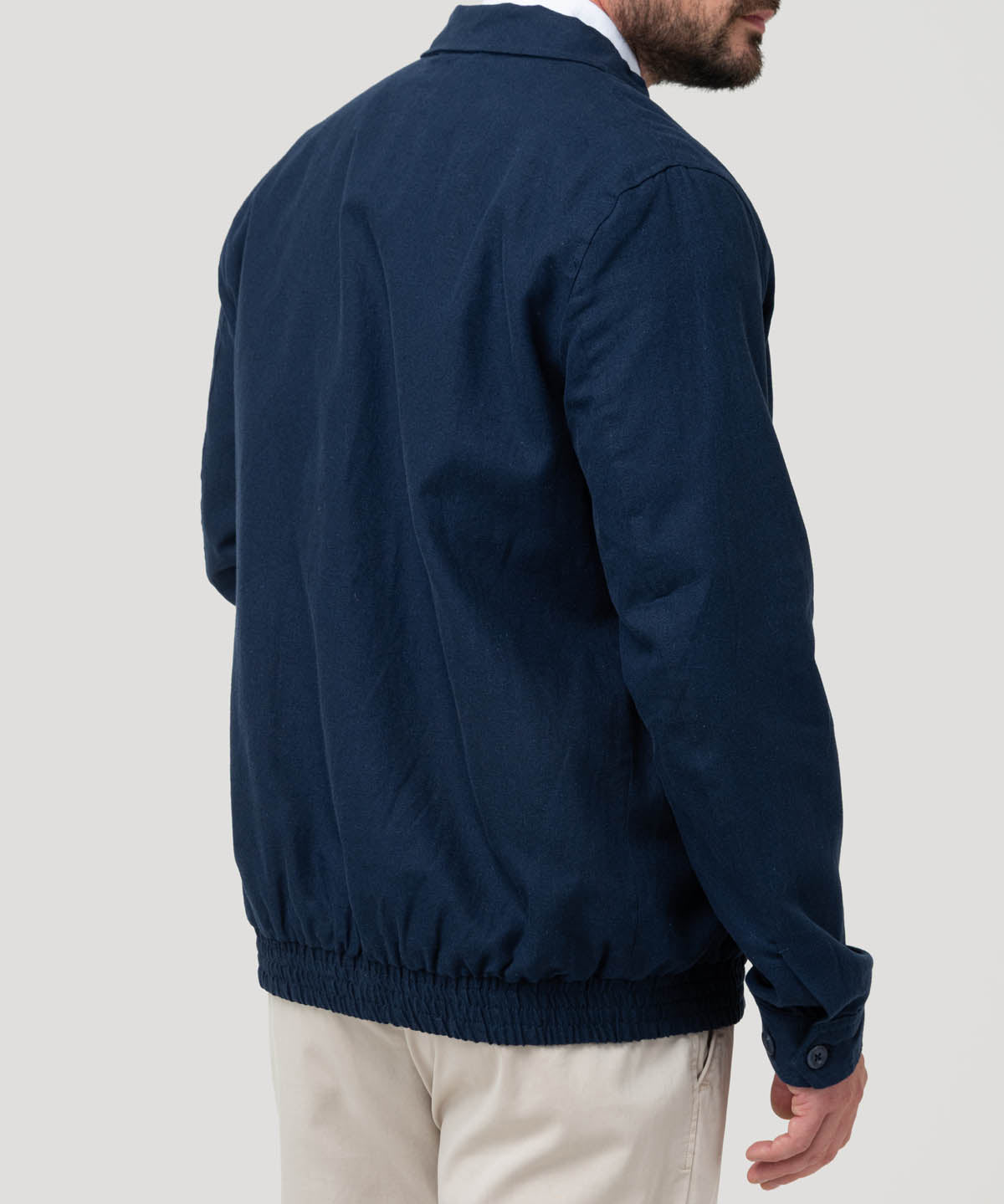 Chaqueta Lino Hombre Verona Azul Rockford