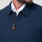 Chaqueta Lino Hombre Verona Azul Rockford