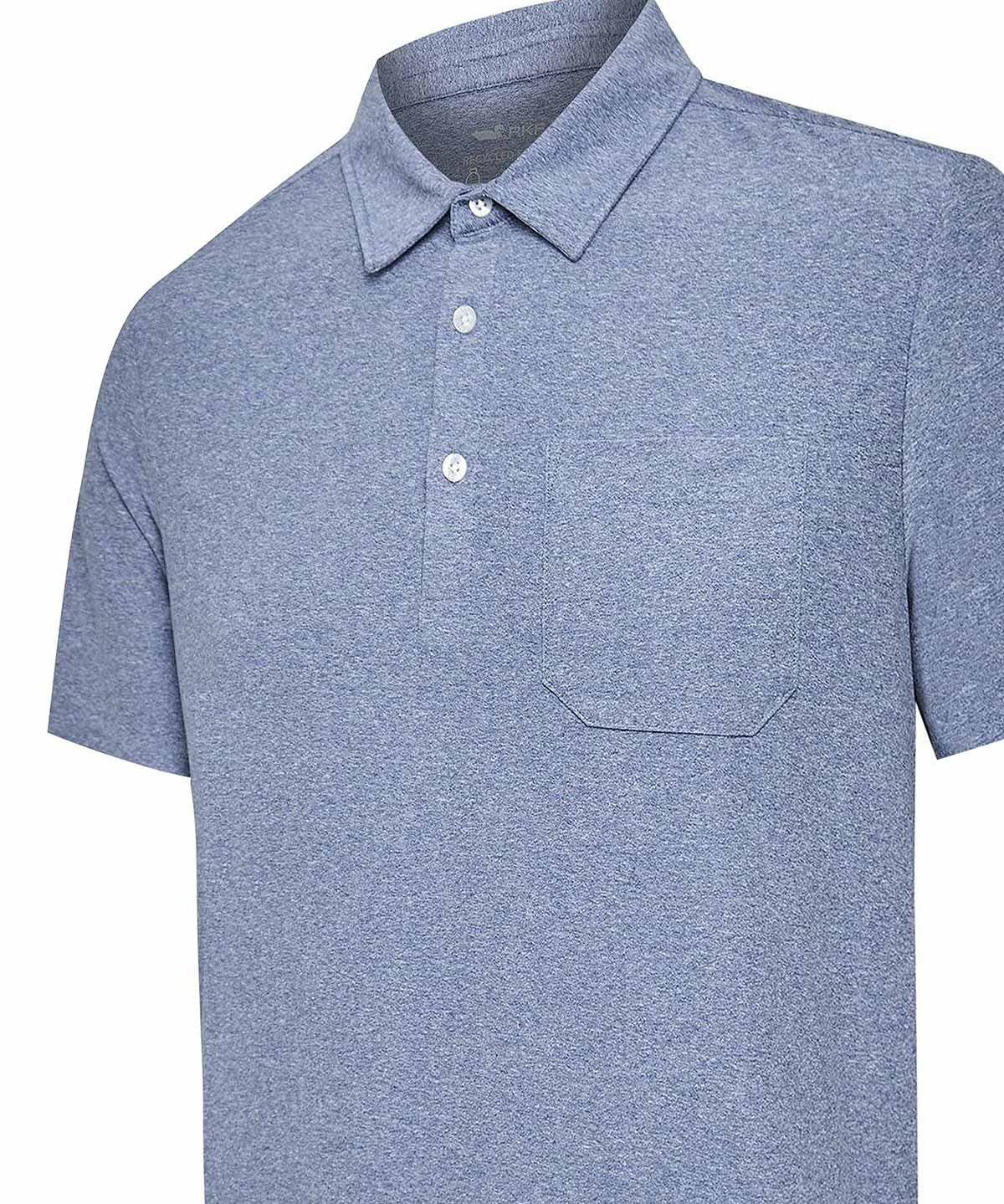 Polera Fibras Recicladas Hombre Trento Azul Rockford