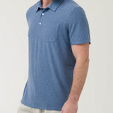 Polera Fibras Recicladas Hombre Trento Azul Rockford