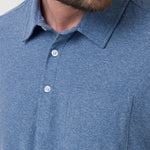 Polera Fibras Recicladas Hombre Trento Azul Rockford