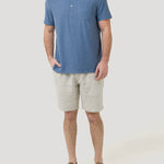 Polera Fibras Recicladas Hombre Trento Azul Rockford