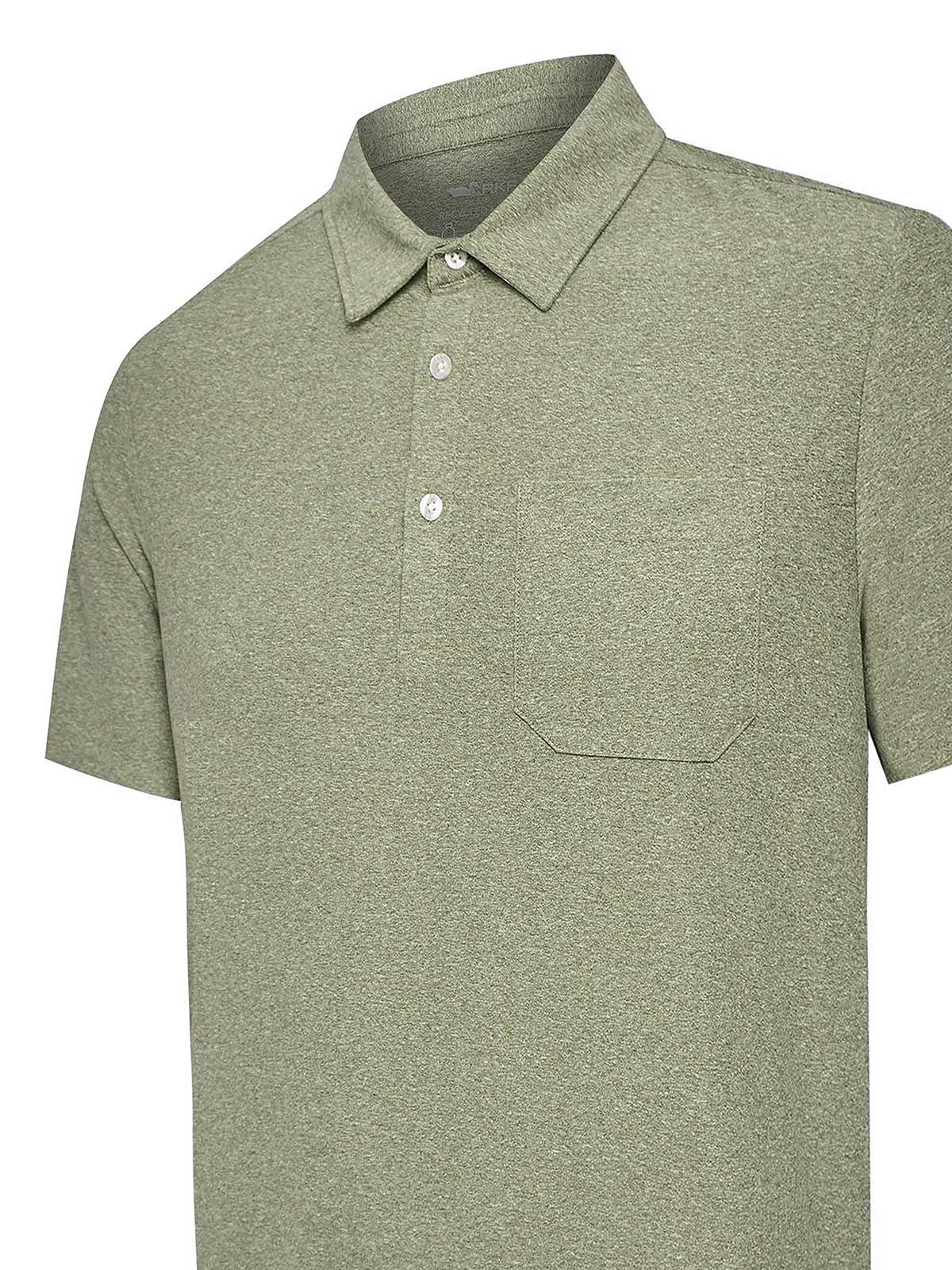 Polera Fibras Recicladas Hombre Trento Verde Rockford