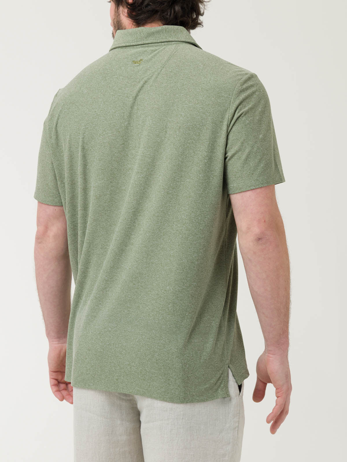 Polera Fibras Recicladas Hombre Trento Verde Rockford