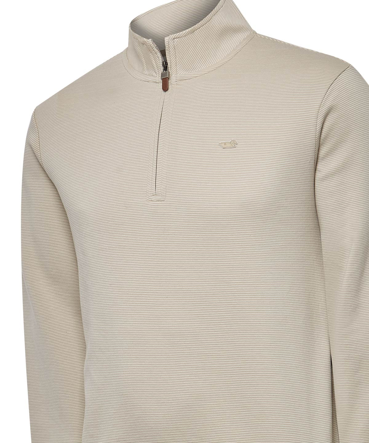 Polerón Algodón Pima Hombre Rimistripe Beige Rockford
